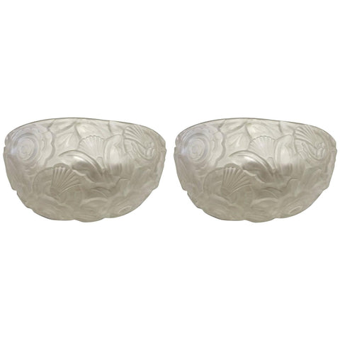 Pair of Genet et Michon Wall Sconces