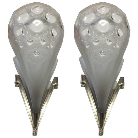 Pair of French Art Deco Wall Sconces