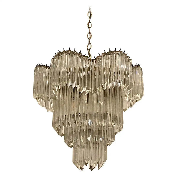 Midcentury Tiered Italian Chandelier