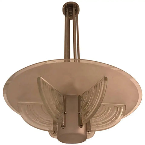 French Art Deco Chandelier by Hettier et Vincent