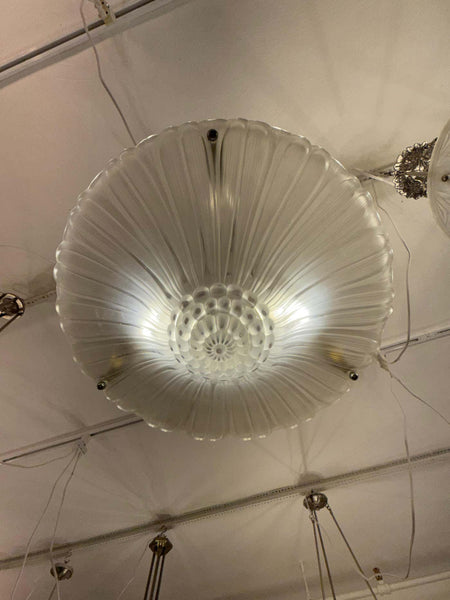 French Art Deco Chandelier Pendant by G Leleu