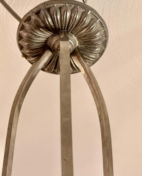 French Art Deco Chandelier Pendant by G Leleu
