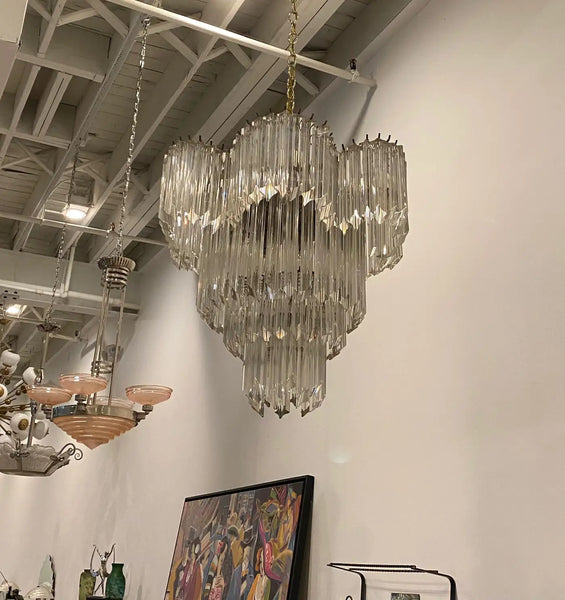 Midcentury Tiered Italian Chandelier