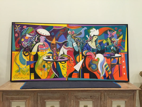 Original Isaac Maimon "An American in Paris"