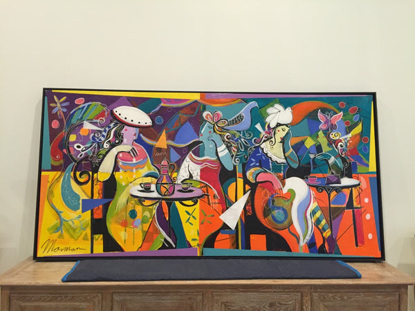 Original Isaac Maimon "An American in Paris"