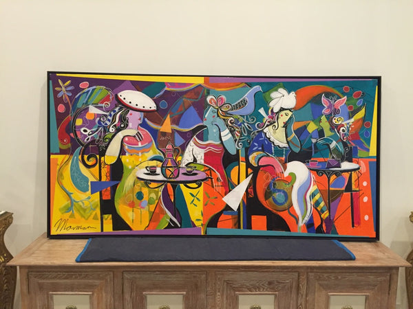 Original Isaac Maimon "An American in Paris"