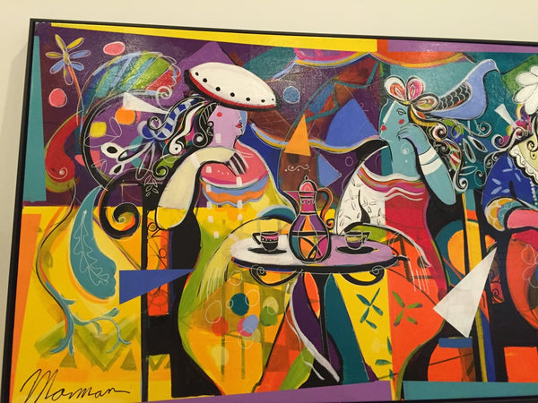 Original Isaac Maimon "An American in Paris"