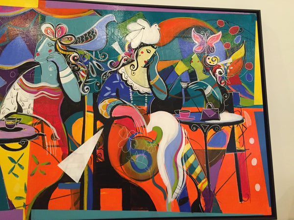 Original Isaac Maimon "An American in Paris"