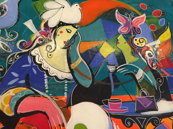 Original Isaac Maimon "An American in Paris"