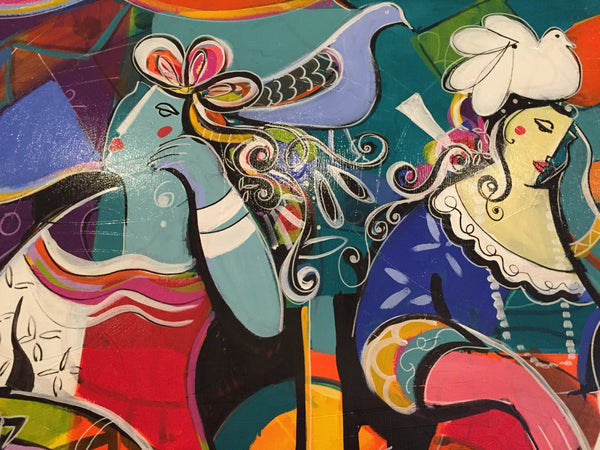 Original Isaac Maimon "An American in Paris"