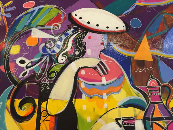 Original Isaac Maimon "An American in Paris"