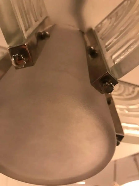 French Art Deco Chandelier by Hettier et Vincent