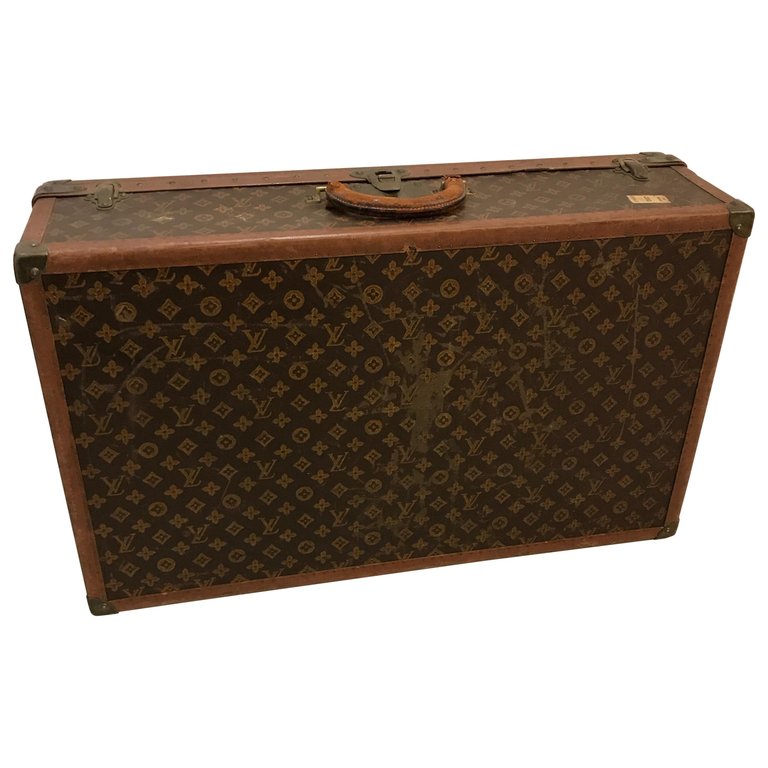 LOUIS VUITTON Monogram Canvas Cosmetic Vanity Travel Trunk Case For Sale at  1stDibs