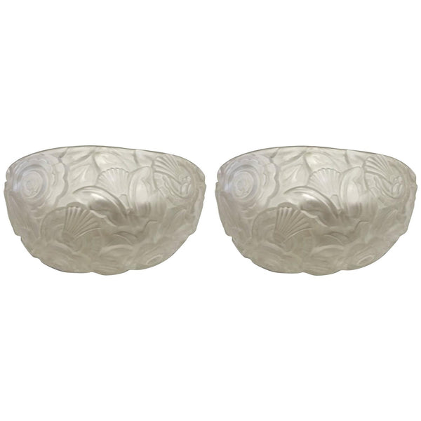 Pair of Genet et Michon Wall Sconces