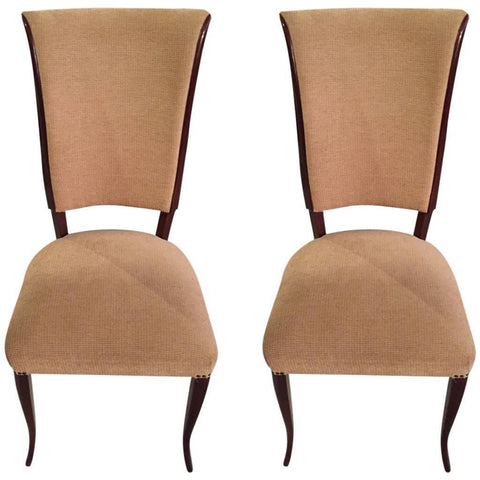 Pair of French Art Deco side chairs