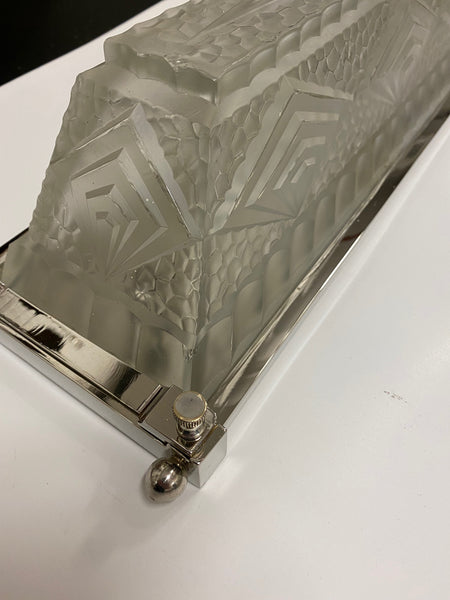 Pair of French Art Deco Geometric Sconces