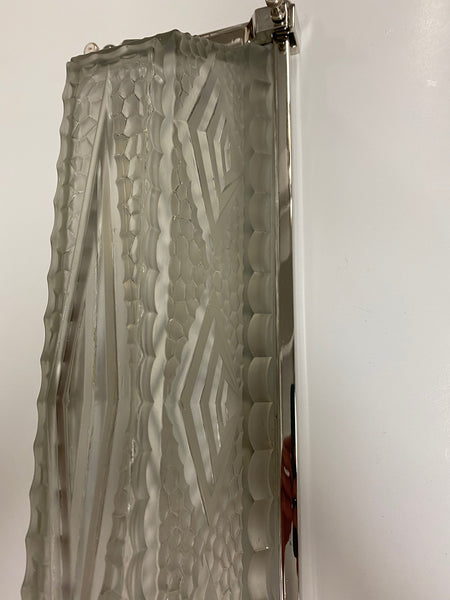 Pair of French Art Deco Geometric Sconces
