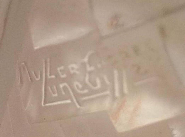 French Art Deco Chandelier Signed by Muller Freres