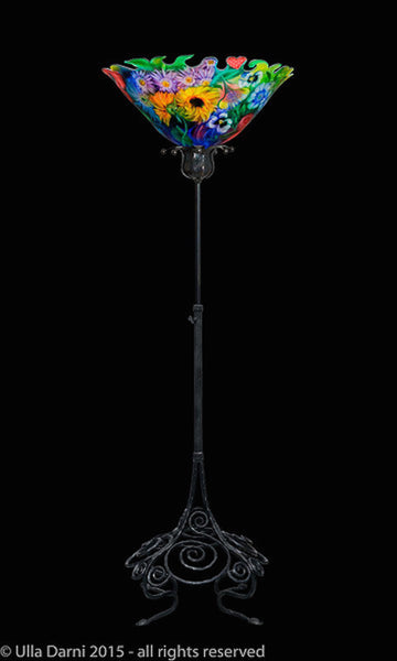 Signed Original Ulla Darni Floor Lamp / Torchiere