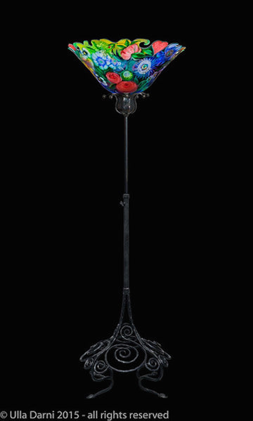 Signed Original Ulla Darni Floor Lamp / Torchiere