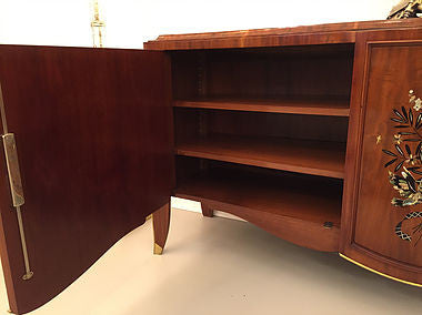 French Art Deco Mother of Pearl Inlay Butterfly by Jules Leleu