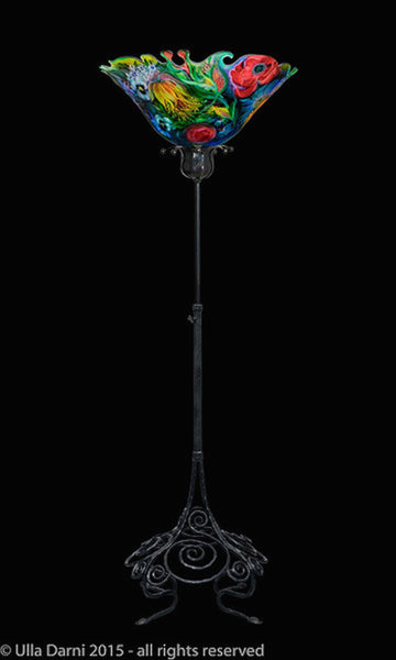 Signed Original Ulla Darni Floor Lamp / Torchiere