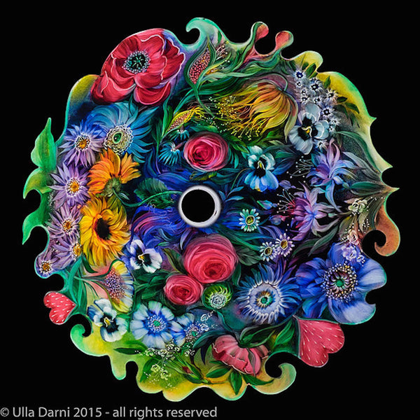 Signed Original Ulla Darni Floor Lamp / Torchiere