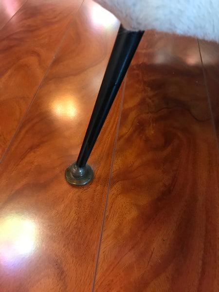 Pair of Italian Mid-Century Modern Club Chairs Covered in Cowhide