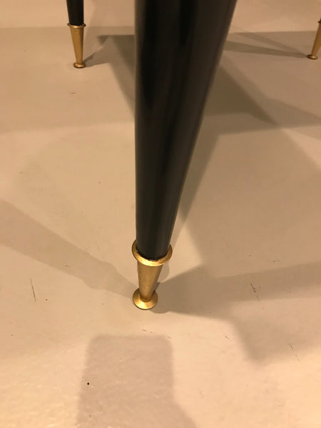 French Art Deco Ebony Game Table or Centre Table