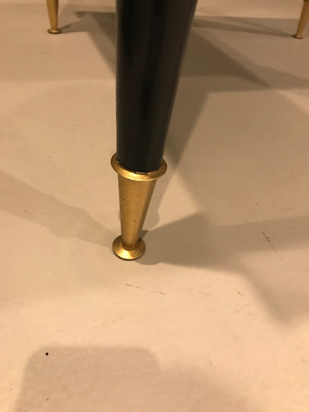 French Art Deco Ebony Game Table or Centre Table