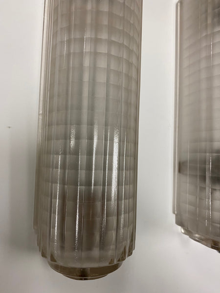 Pair of French Art Deco Wall Sconces Signed by Sabino