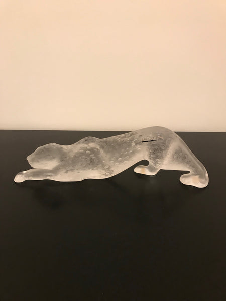 Lalique Frosted Crystal Zeila Panther