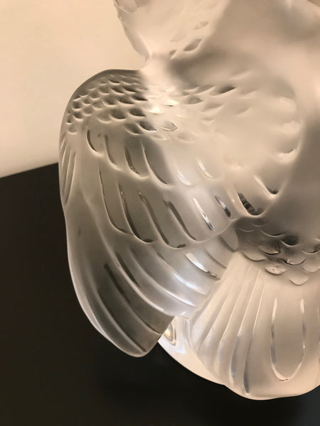 Lalique Crystal Sculpture Cockatoo Bird
