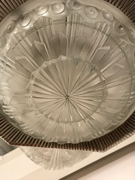 French Art Deco Chandelier by Georges Leleu