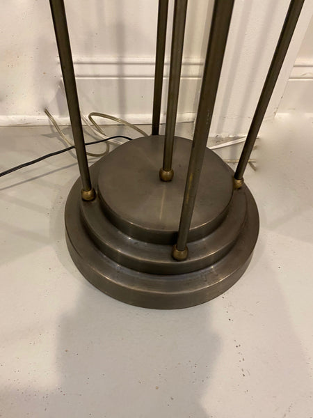 Pair of Art Deco Floor Lamps with Skyscraper Motif