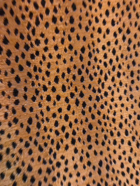 Pair of Le Corbusier LC4 Style Leopard Print and Chrome Lounge Chair