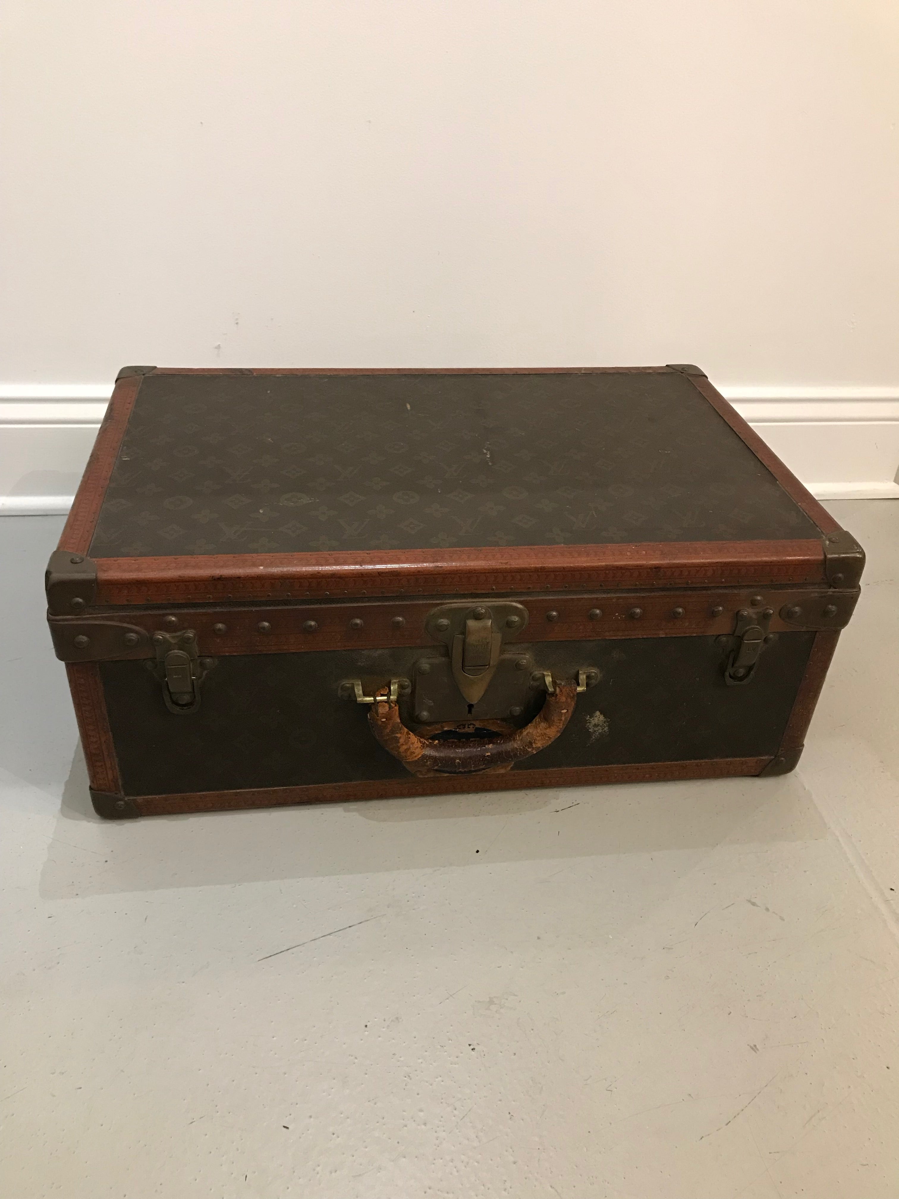 Louis Vuitton Suitcase Trunk with Key