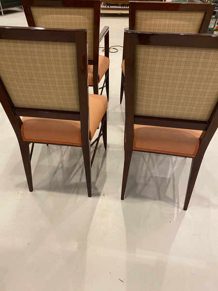 Set of Four French Art Deco chairs