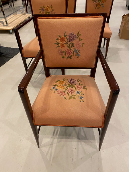 Set of Four French Art Deco chairs