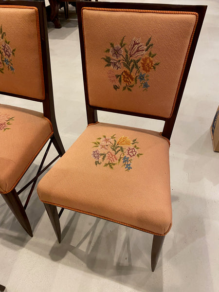 Set of Four French Art Deco chairs