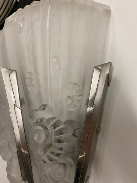 Pair of French Art Deco Gênet et Michon Wall Sconces
