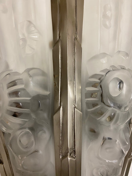 Pair of French Art Deco Gênet et Michon Wall Sconces