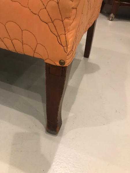 Art Deco Love Seat with Seashell Motif