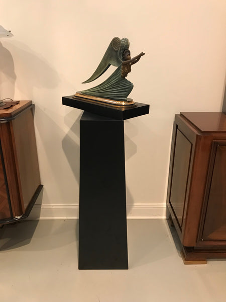 1984 Erte Ltd Ed "Angel" Bronze Sculpture by Romain De Tirtoff