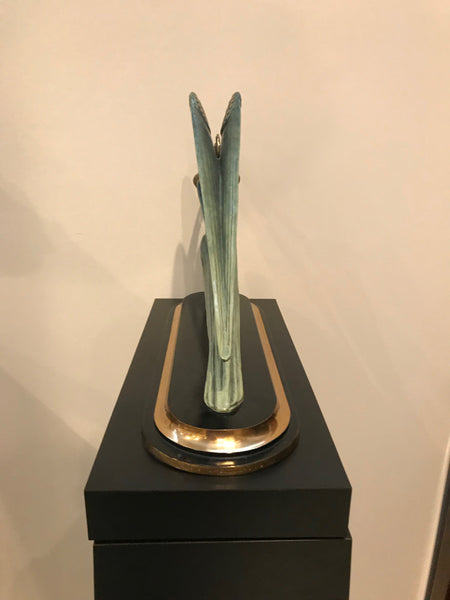 1984 Erte Ltd Ed "Angel" Bronze Sculpture by Romain De Tirtoff