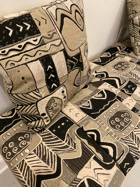 Mid-Century Modern Chrome Bench