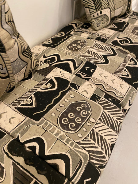 Mid-Century Modern Chrome Bench