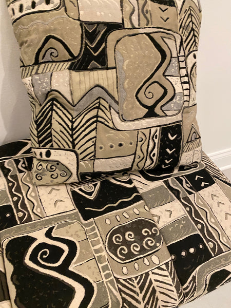 Mid-Century Modern Chrome Bench