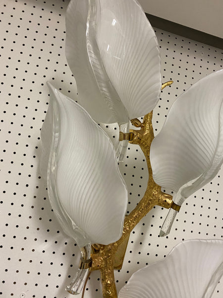 Italian Midcentury Murano Glass Sconce by Franco Luce