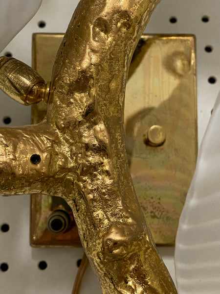 Italian Midcentury Murano Glass Sconce by Franco Luce